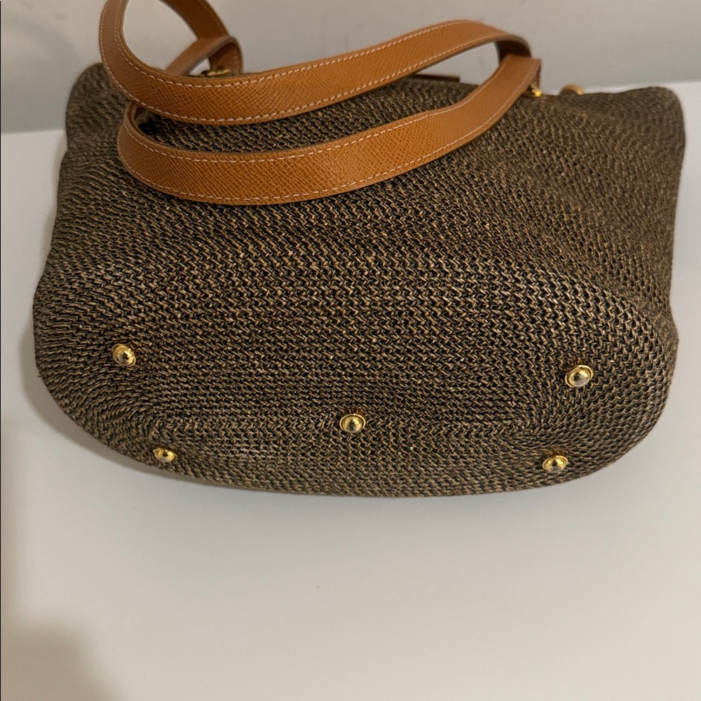 Eric Javits Stylish Brown and Tan Women's Bag - Picture 3 of 4